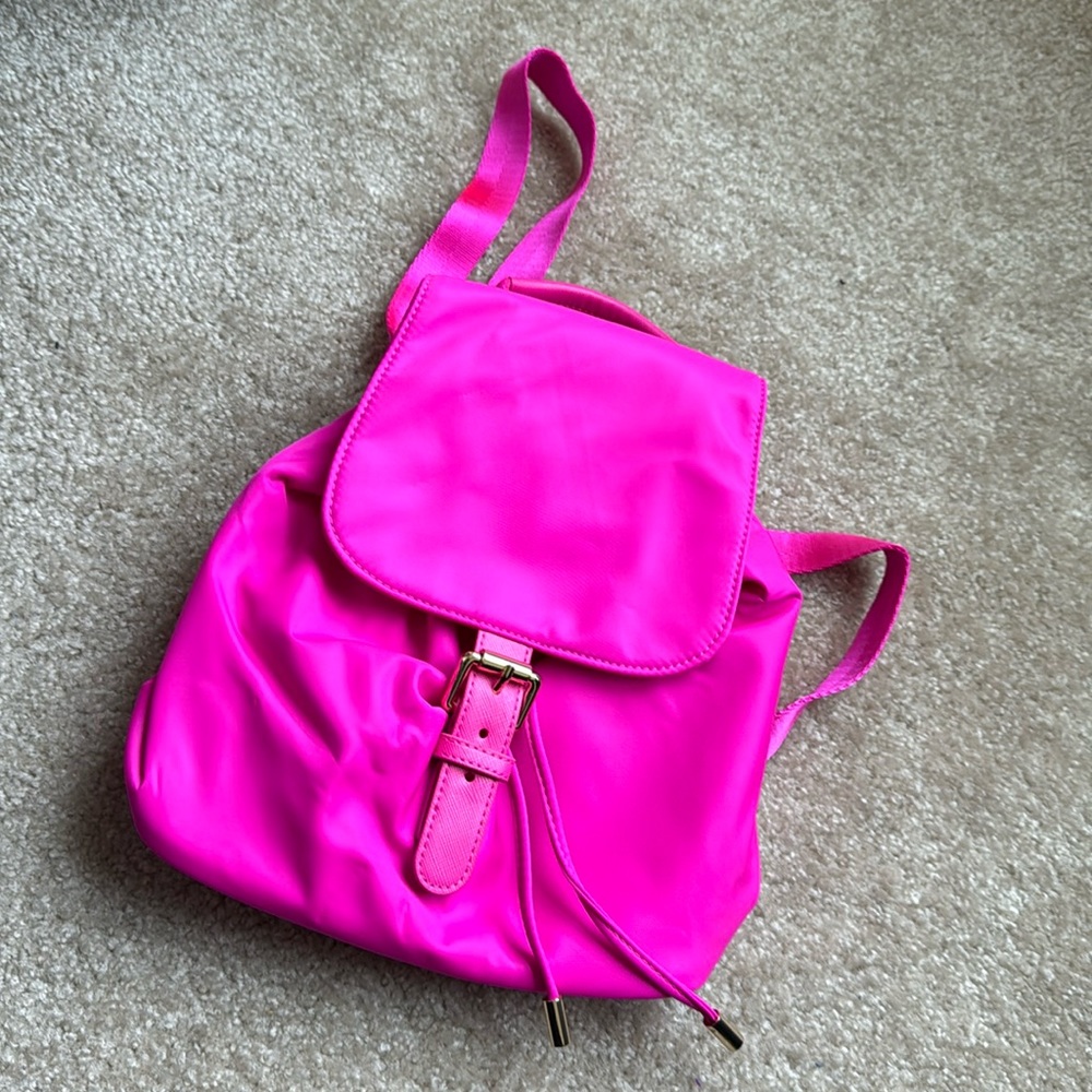 Stoney Clover Lane Hot Pink Nylon Backpack